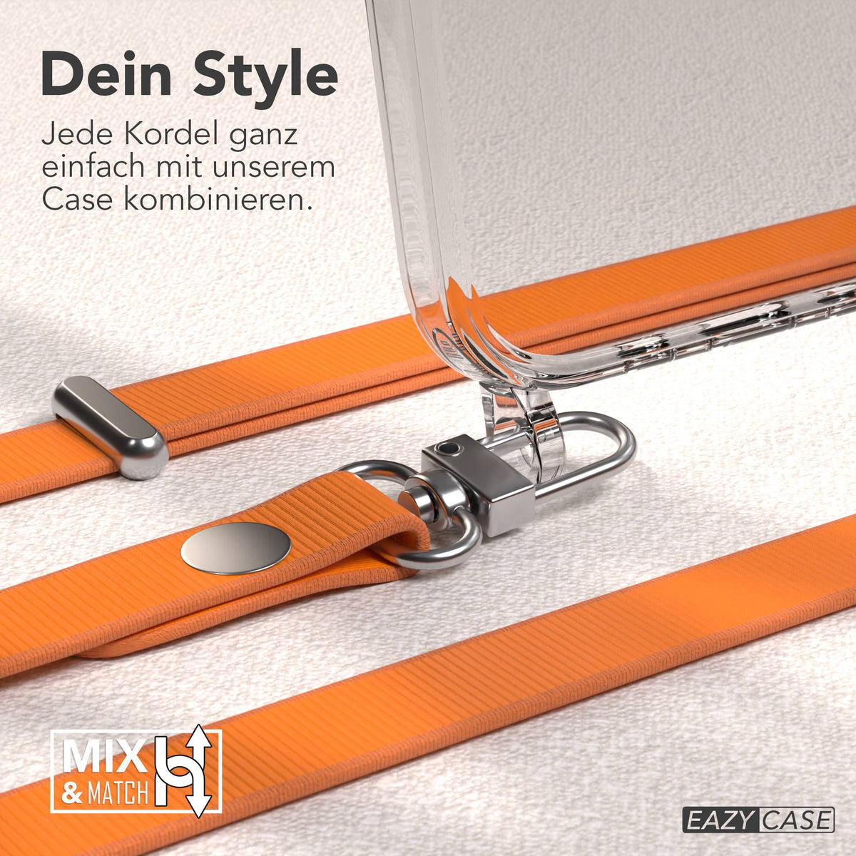 iPhone Air MagSafe Hülle mit magnetischem Crossbody-Umhängeband als Set #farbe_orange-magsafe-funktion-ohne-magsafe