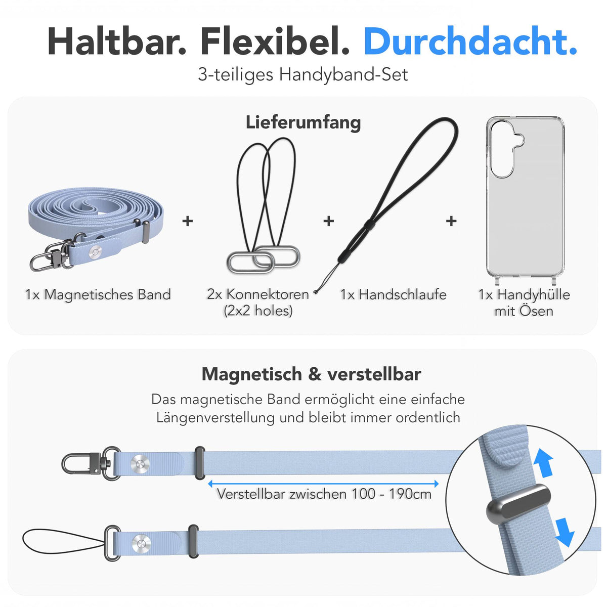 Galaxy S26 Hülle + magnetisches Band