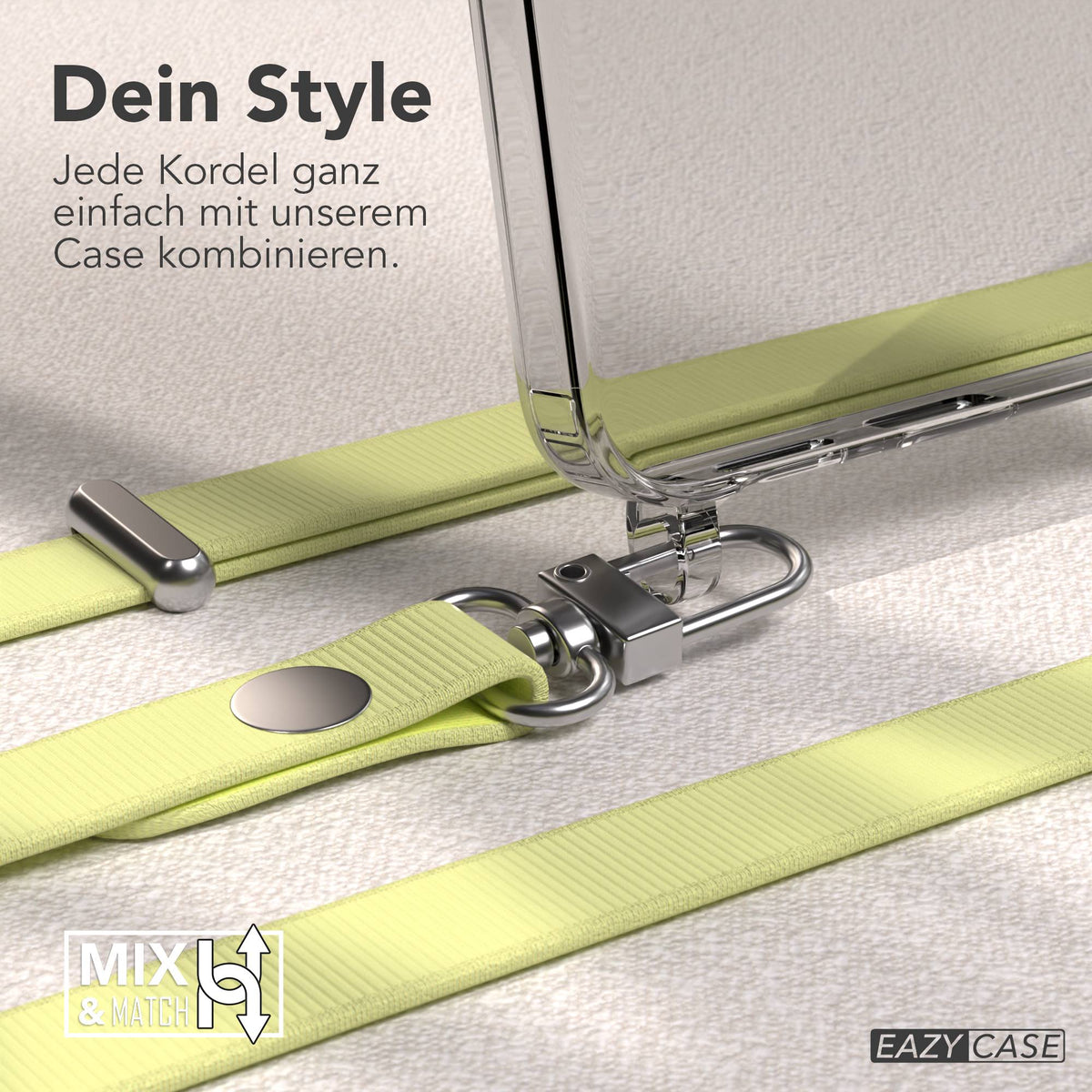 Samsung Galaxy S26 MagSafe Schutzhülle mit magnetischer Crossbody Handykette #farbe_gelb-magsafe-funktion-ohne-magsafe