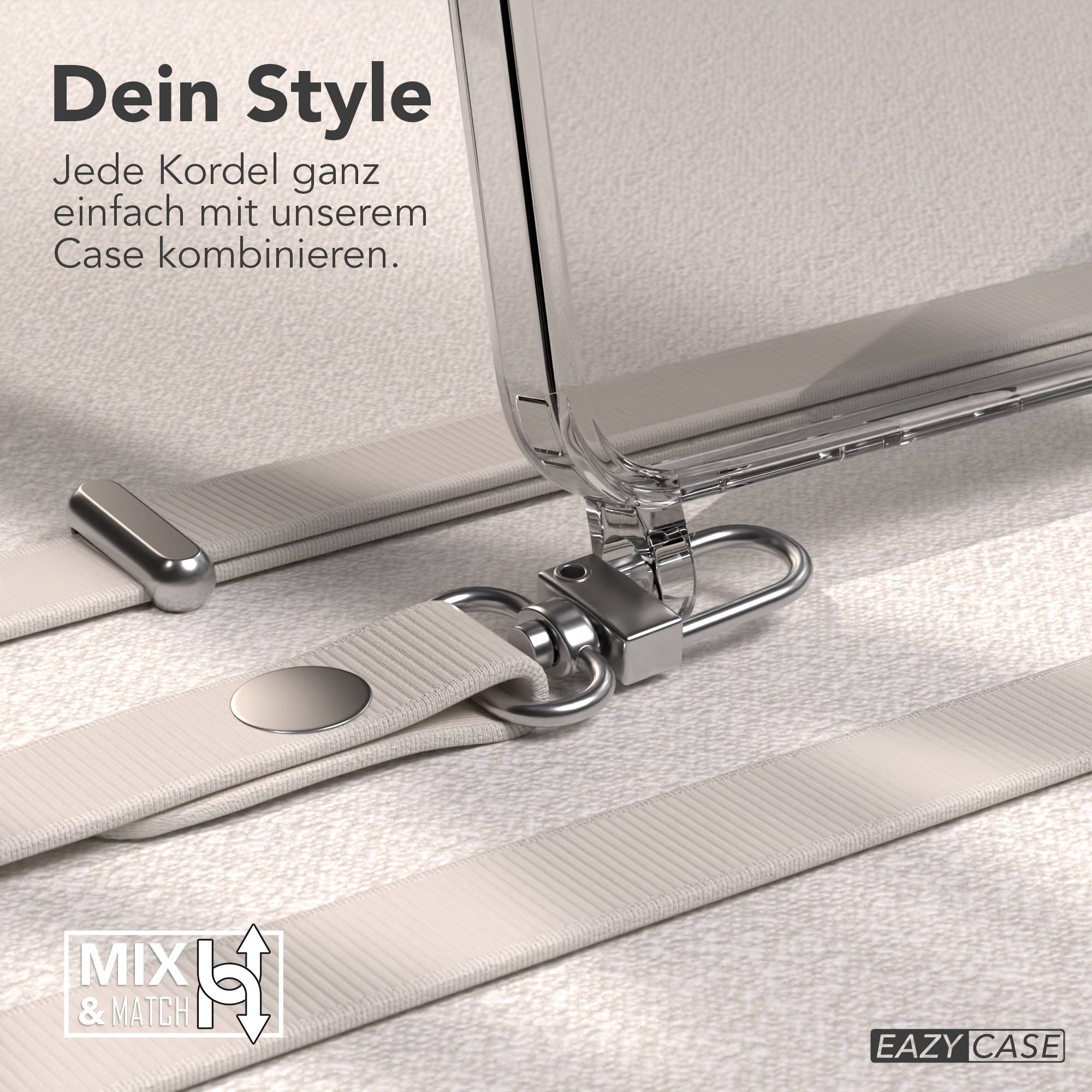 Samsung Galaxy A57 MagSafe Schutzhülle mit magnetischer Crossbody Handykette #farbe_taupe-magsafe-funktion-mit-magsafe
