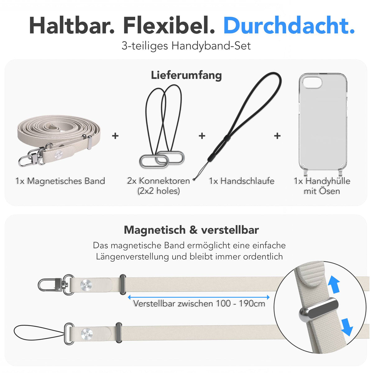 Apple iPhone 17e MagSafe Hülle mit magnetischem Crossbody-Umhängeband #farbe_taupe-magsafe-funktion-ohne-magsafe