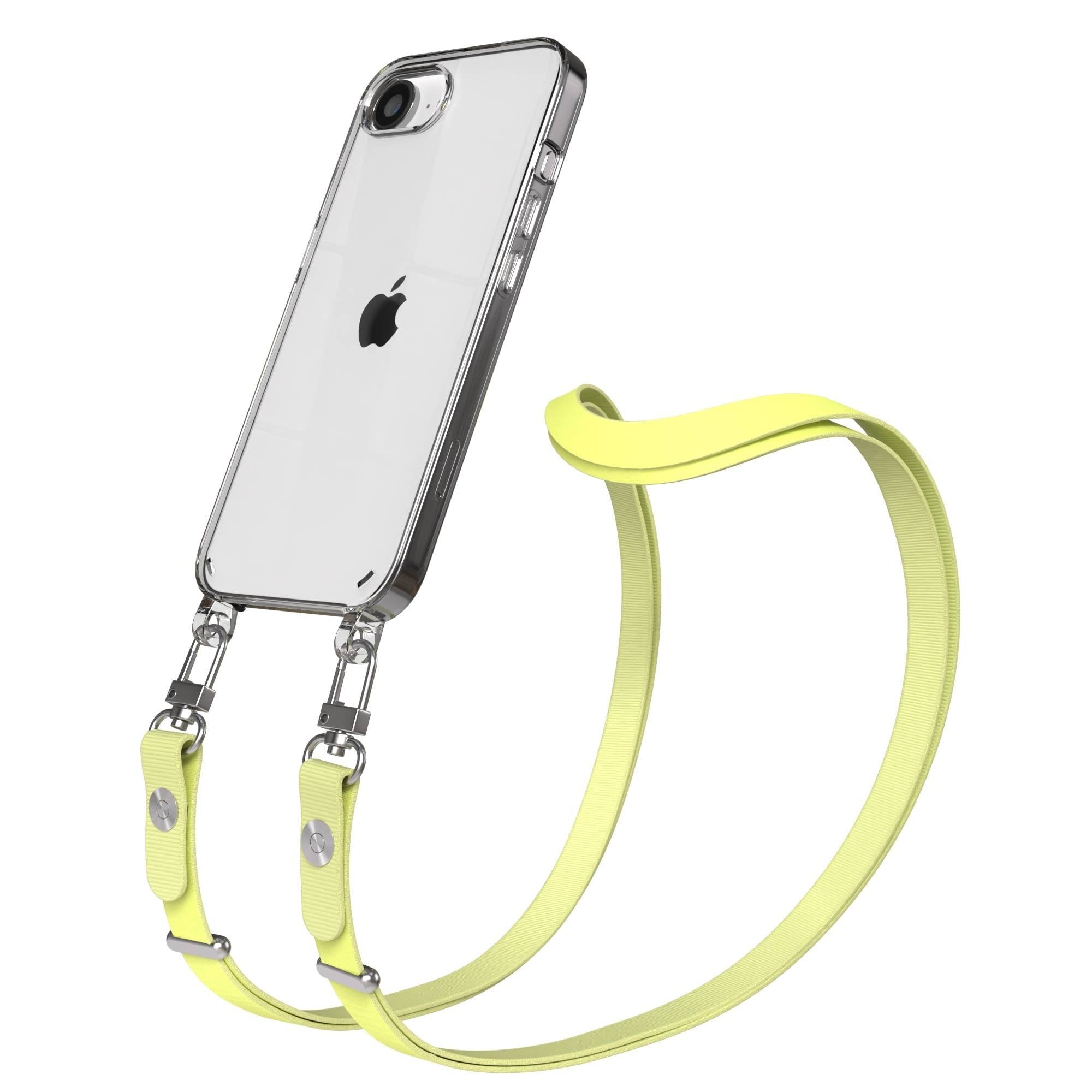 Apple iPhone 17e MagSafe Hülle mit magnetischem Crossbody-Umhängeband #farbe_gelb-magsafe-funktion-mit-magsafe