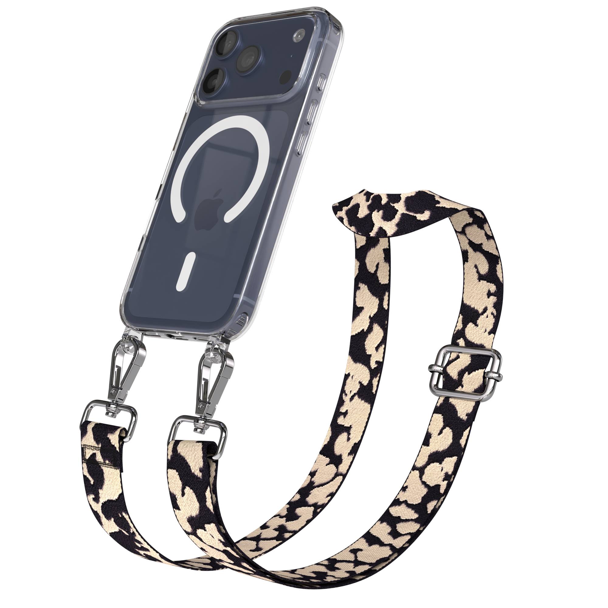 iPhone 17 Pro MagSafe Schutzhülle mit verstellbarem Boho Umhängeband
