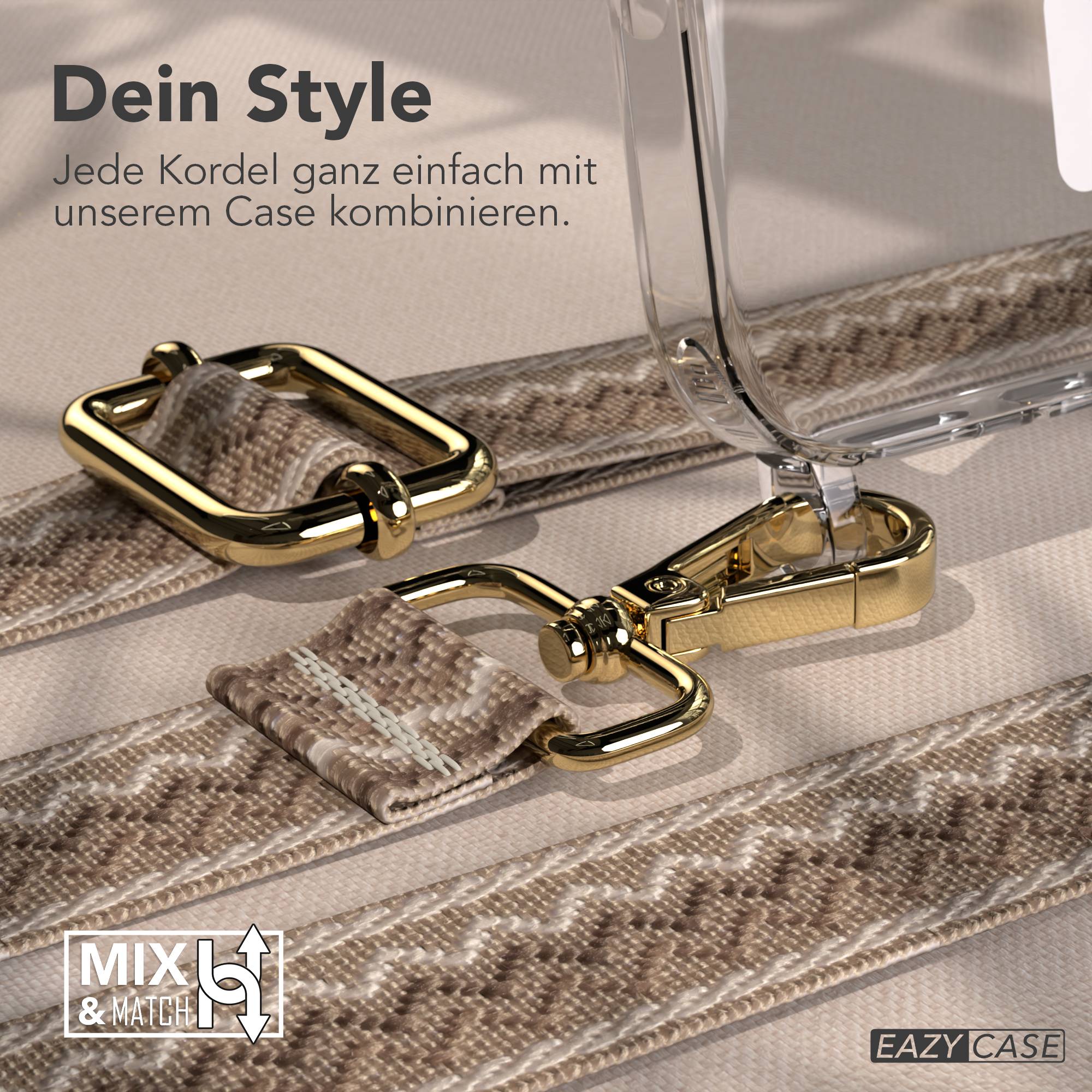 Apple iPhone 17 Pro MagSafe Hülle mit verstellbarem Boho Umhängeband
