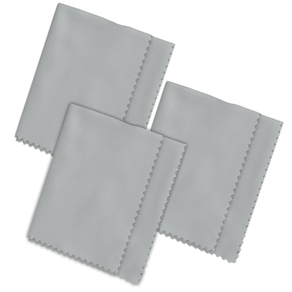 3x Poliertuch Grau