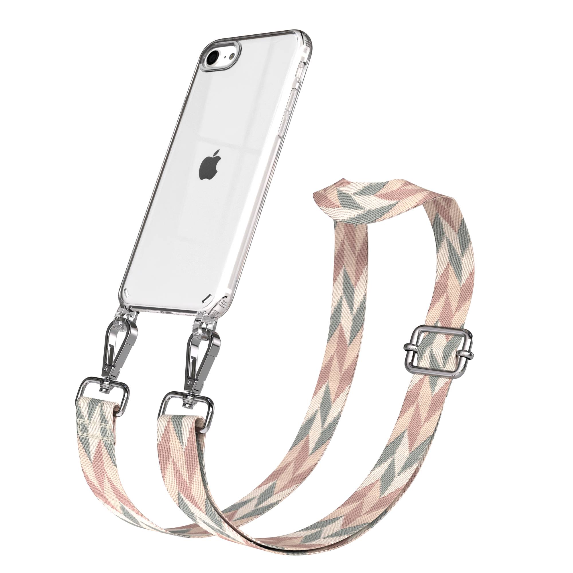 iPhone SE Handykette mit verstellbarem Band und Hülle von EAZY CASE 