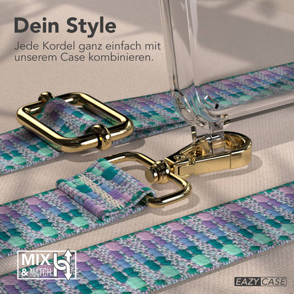 iPhone 11 Pro Max Handykette mit verstellbarem Boho Trageriemen von EAZY CASE 