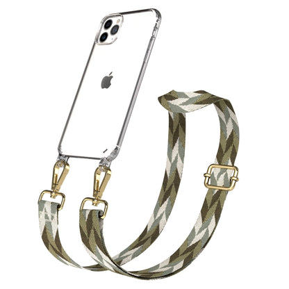 iPhone 11 Pro Max Handykette mit verstellbarem Boho Trageriemen von EAZY CASE 