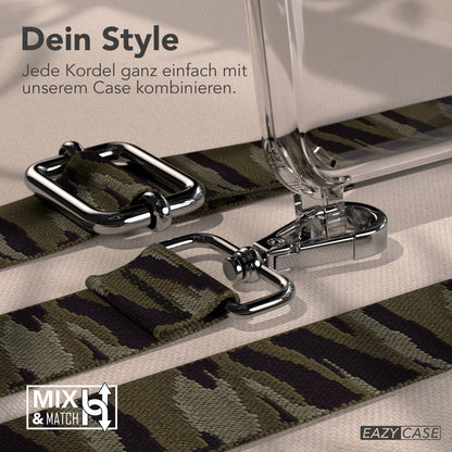 iPhone 11 Pro Max Handykette mit verstellbarem Boho Trageriemen von EAZY CASE 