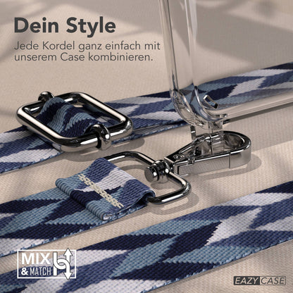 iPhone 11 Pro Max Handykette mit verstellbarem Boho Trageriemen von EAZY CASE 