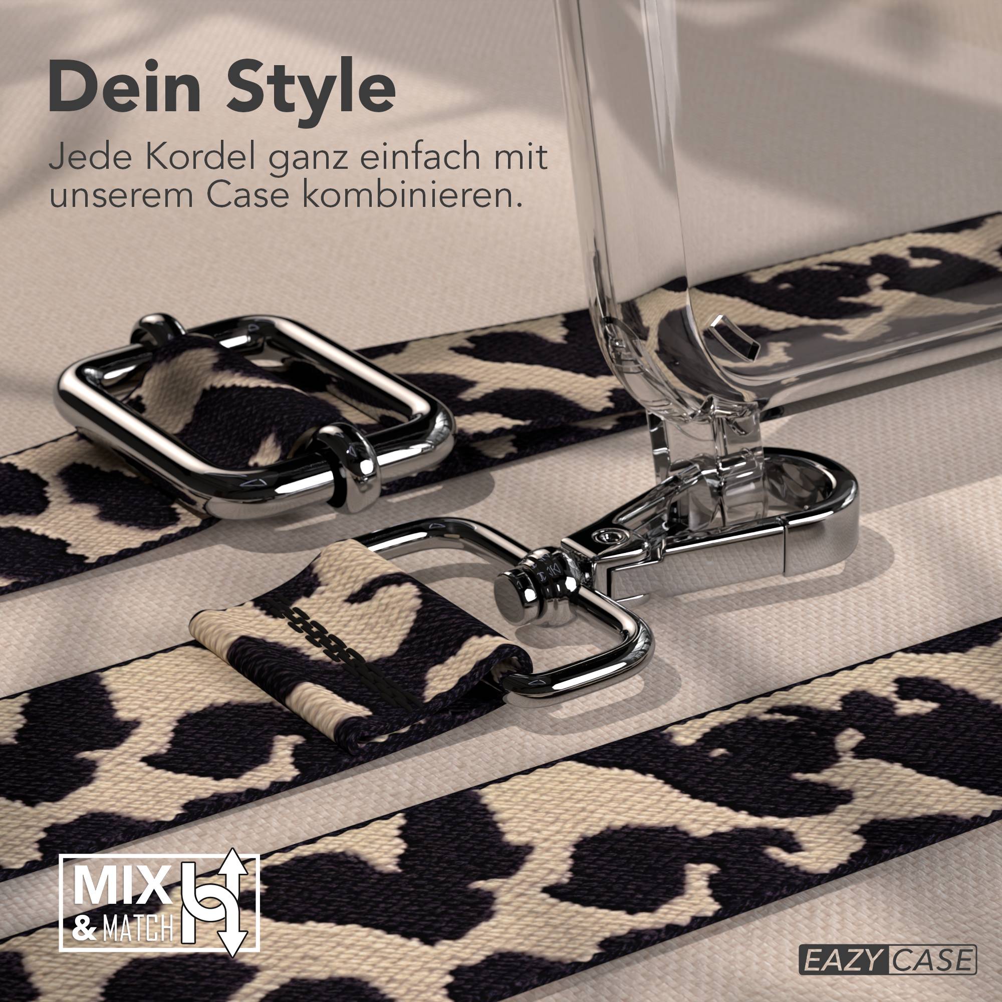 iPhone 11 Handykette verstellbar mit Boho Band Polyester Metallapplikationen 