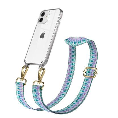 iPhone 12 Mini Handykette mit verstellbarem Boho Band von EAZY CASE 