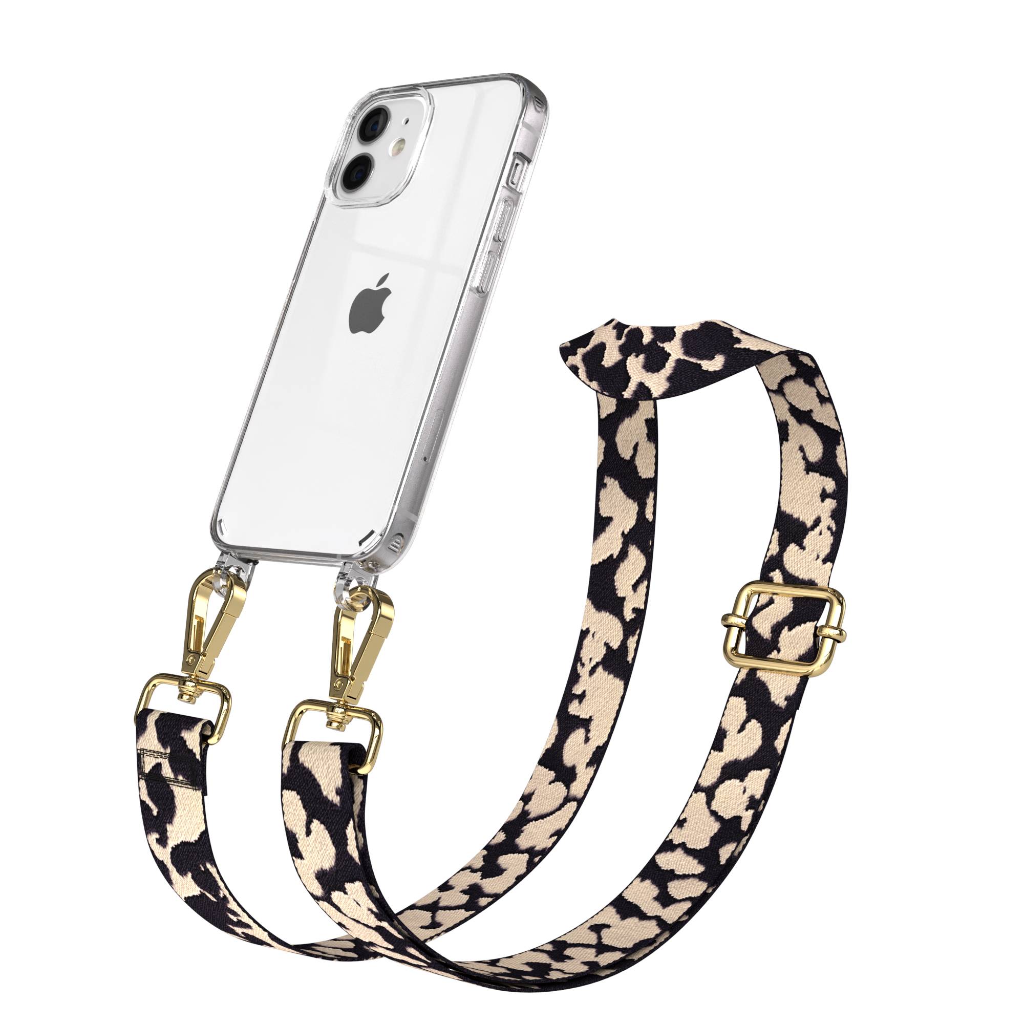 iPhone 12 Mini Handykette mit verstellbarem Boho Band von EAZY CASE 