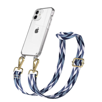iPhone 12 Mini Handykette mit verstellbarem Boho Band von EAZY CASE 