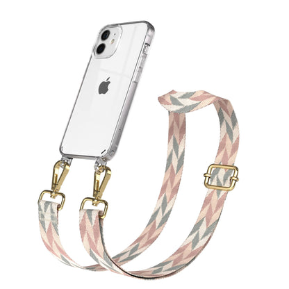 iPhone 12 Mini Handykette mit verstellbarem Boho Band von EAZY CASE 