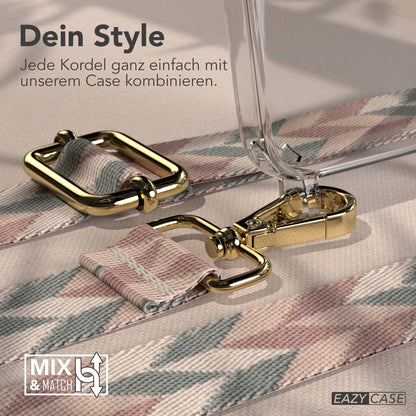 iPhone 12 Mini Handykette mit verstellbarem Boho Band von EAZY CASE 