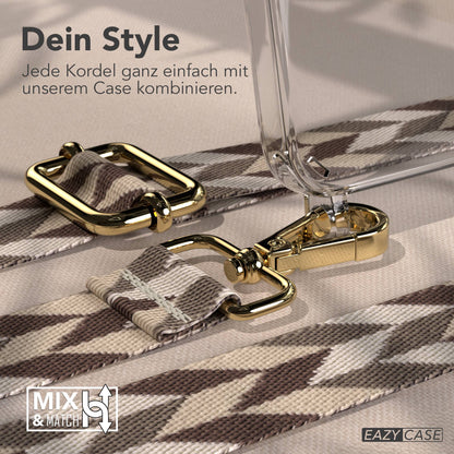 iPhone 12 Mini Handykette mit verstellbarem Boho Band von EAZY CASE 