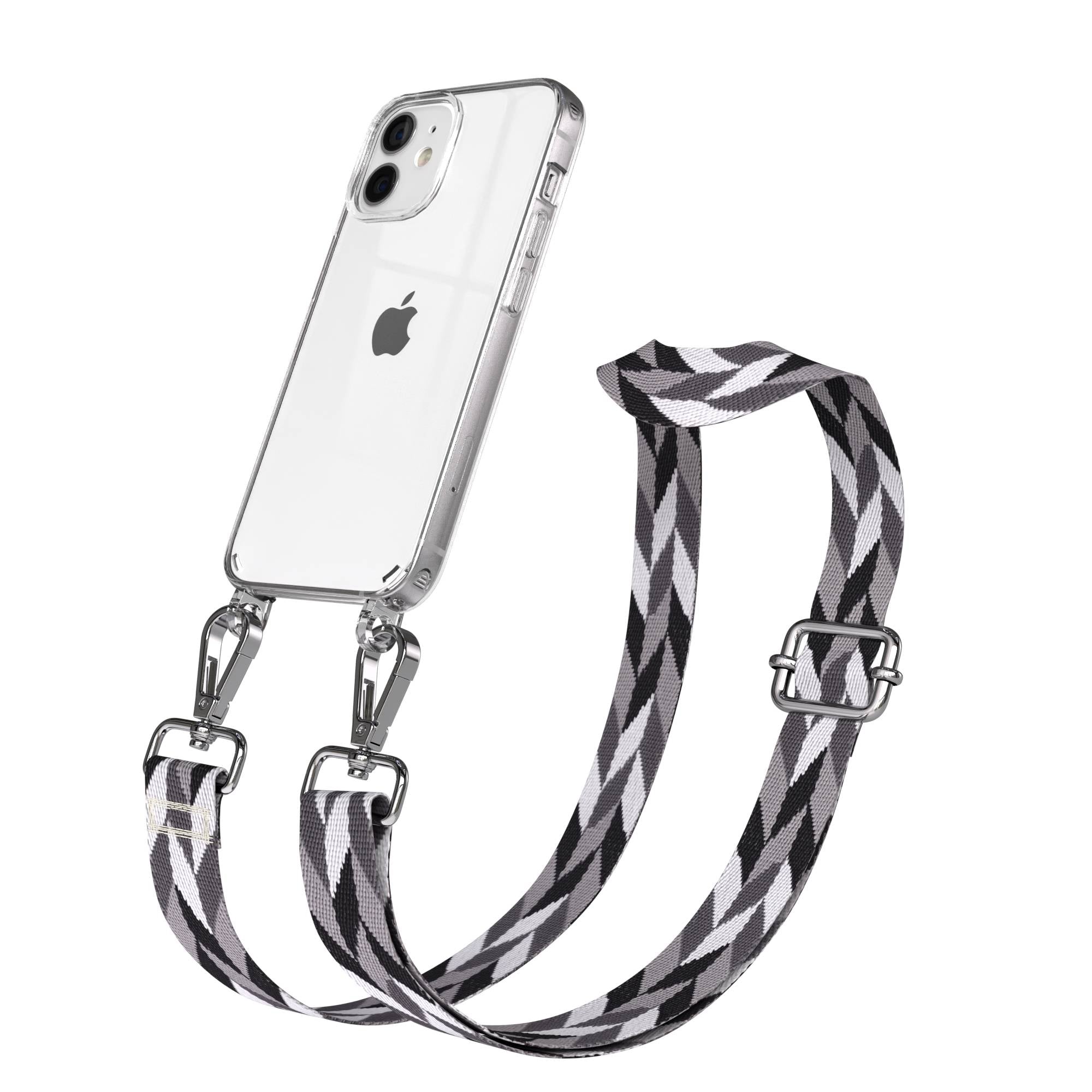 iPhone 12 Mini Handykette mit verstellbarem Boho Band von EAZY CASE 