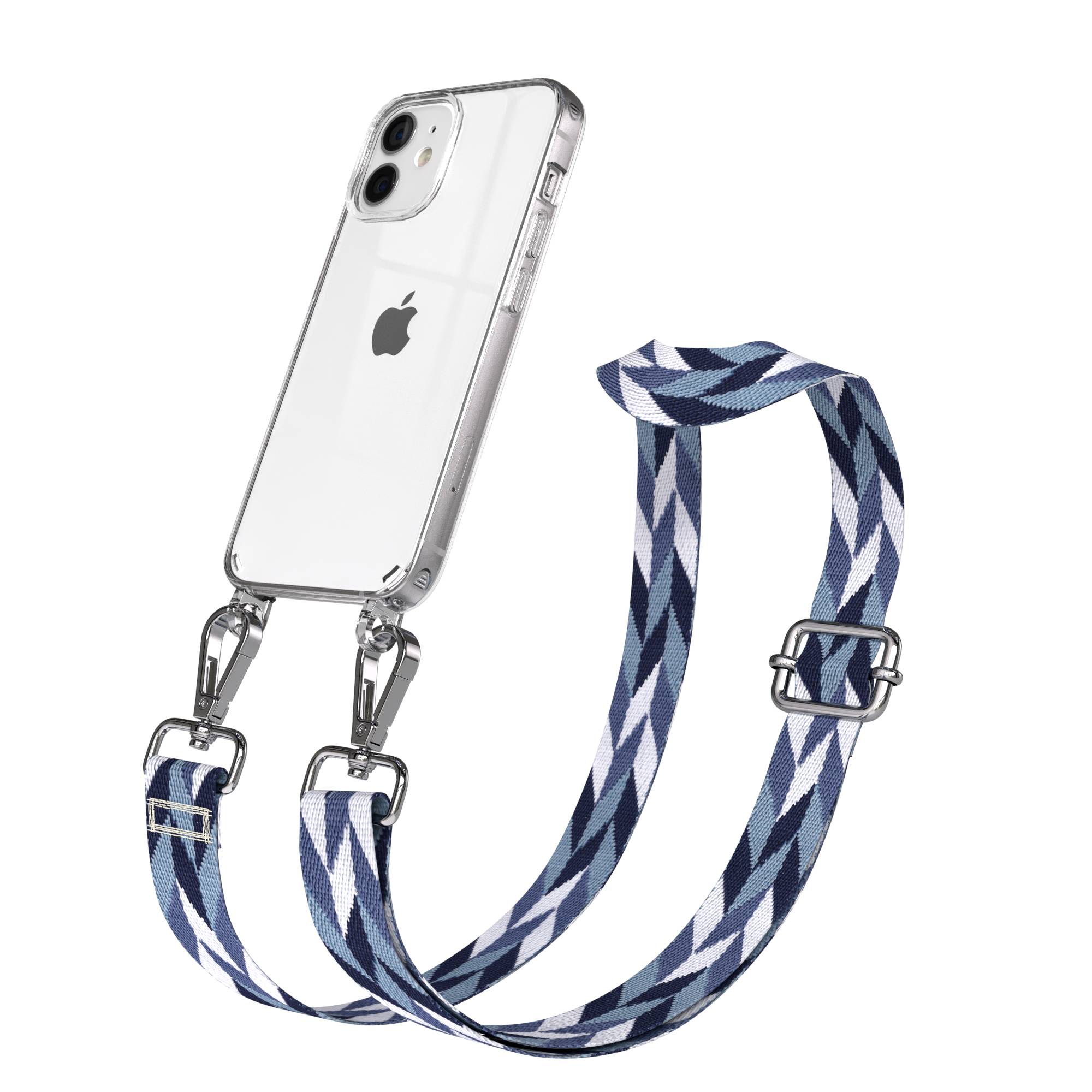 iPhone 12 Mini Handykette mit verstellbarem Boho Band von EAZY CASE 