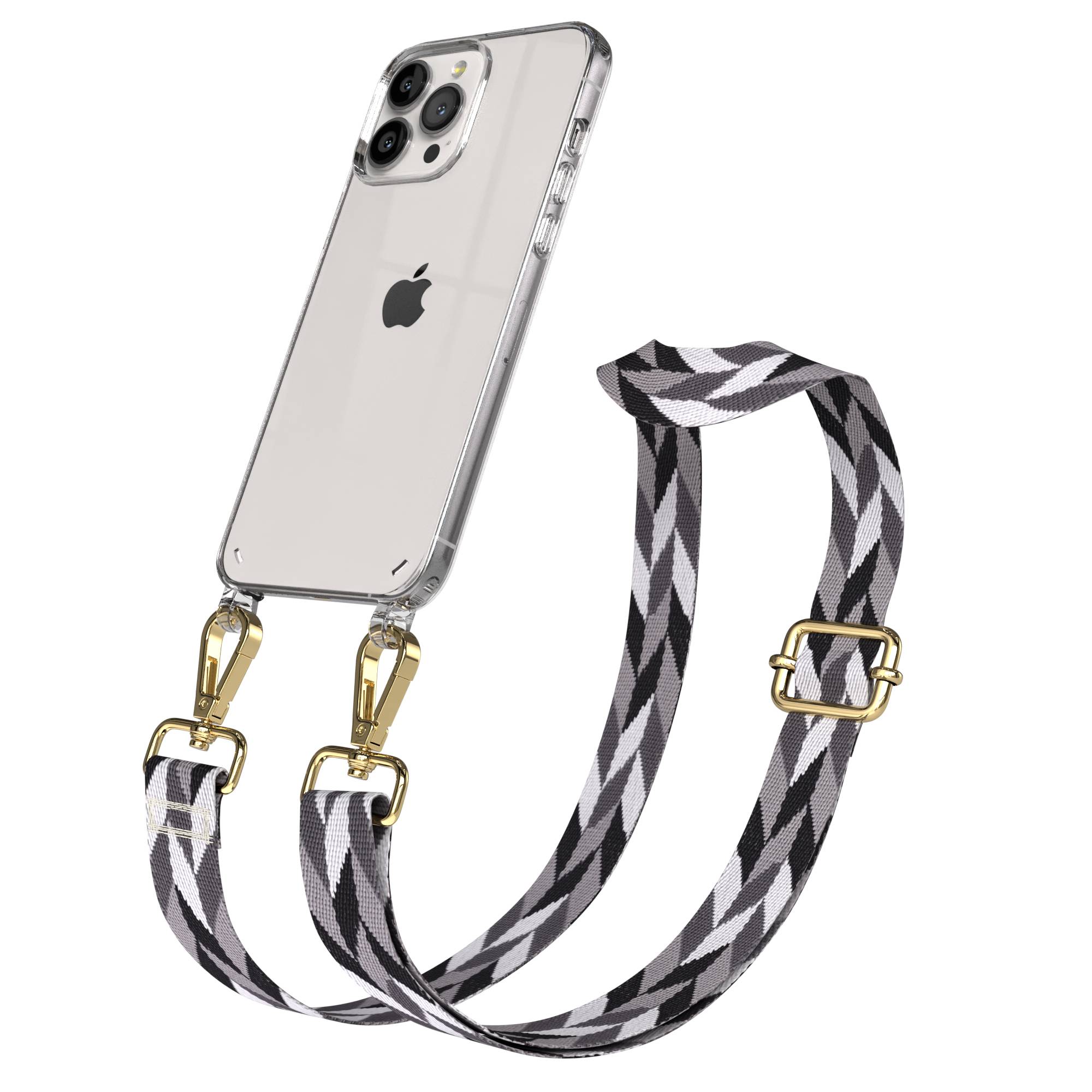 iPhone 13 Pro Max Handykette mit Boho Band verstellbar EAZY CASE 