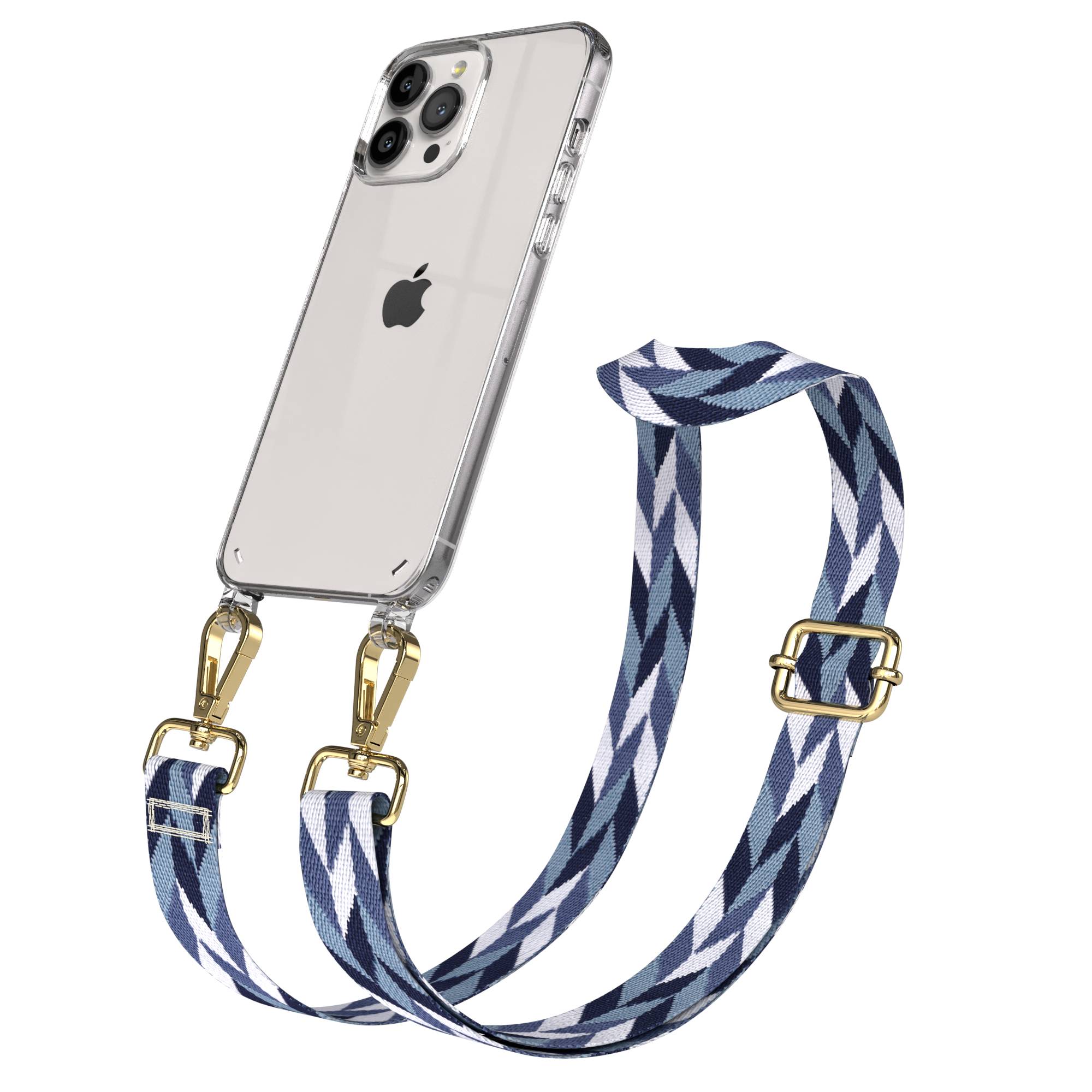 iPhone 13 Pro Max Handykette mit Boho Band verstellbar EAZY CASE 