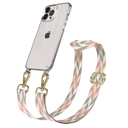 iPhone 13 Pro Max Handykette mit Boho Band verstellbar EAZY CASE 