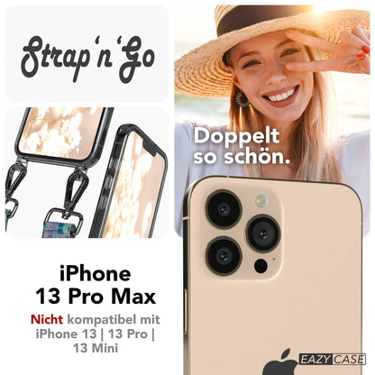 iPhone 13 Pro Max Handykette mit Boho Band verstellbar EAZY CASE 