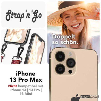 iPhone 13 Pro Max Handykette mit Boho Band verstellbar EAZY CASE 