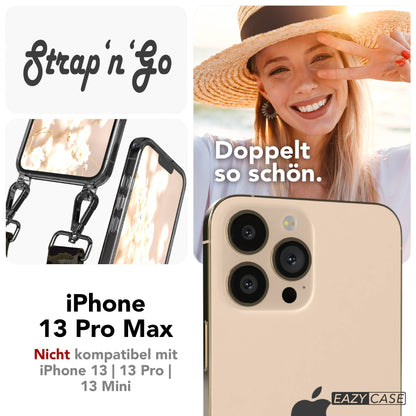 iPhone 13 Pro Max Handykette mit Boho Band verstellbar EAZY CASE 