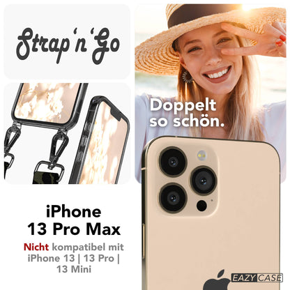 iPhone 13 Pro Max Handykette mit Boho Band verstellbar EAZY CASE 