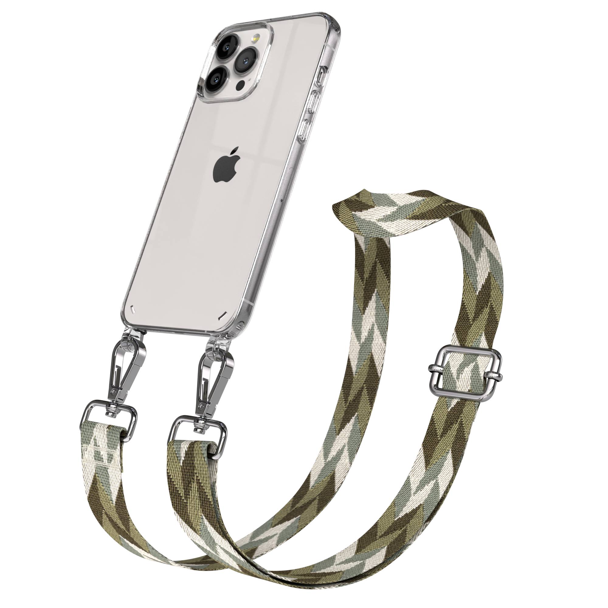 iPhone 13 Pro Max Handykette mit Boho Band verstellbar EAZY CASE 