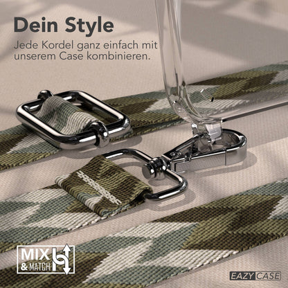 iPhone 13 Pro Max Handykette mit Boho Band verstellbar EAZY CASE 