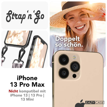 iPhone 13 Pro Max Handykette mit Boho Band verstellbar EAZY CASE 