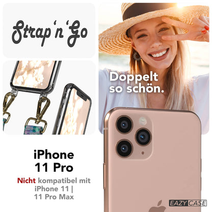 iPhone 11 Pro Handykette mit verstellbarem Boho Band EAZY CASE 