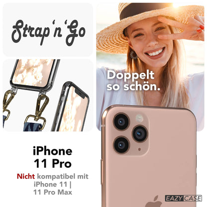 iPhone 11 Pro Handykette mit verstellbarem Boho Band EAZY CASE 