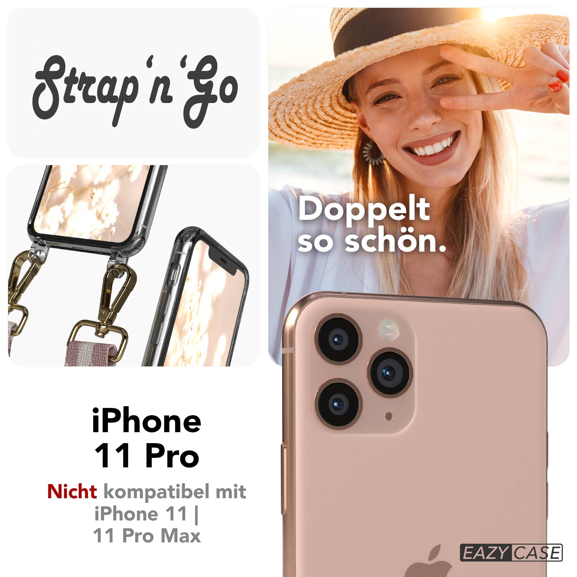 iPhone 11 Pro Handykette mit verstellbarem Boho Band EAZY CASE 