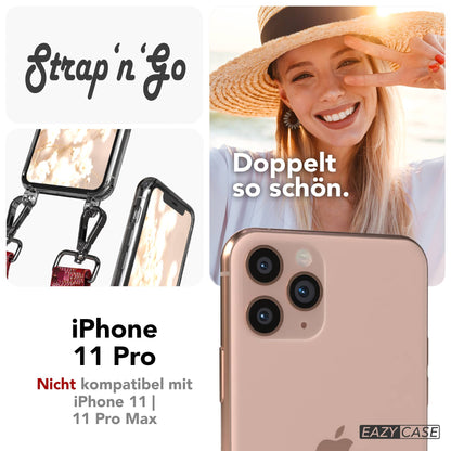 iPhone 11 Pro Handykette mit verstellbarem Boho Band EAZY CASE 