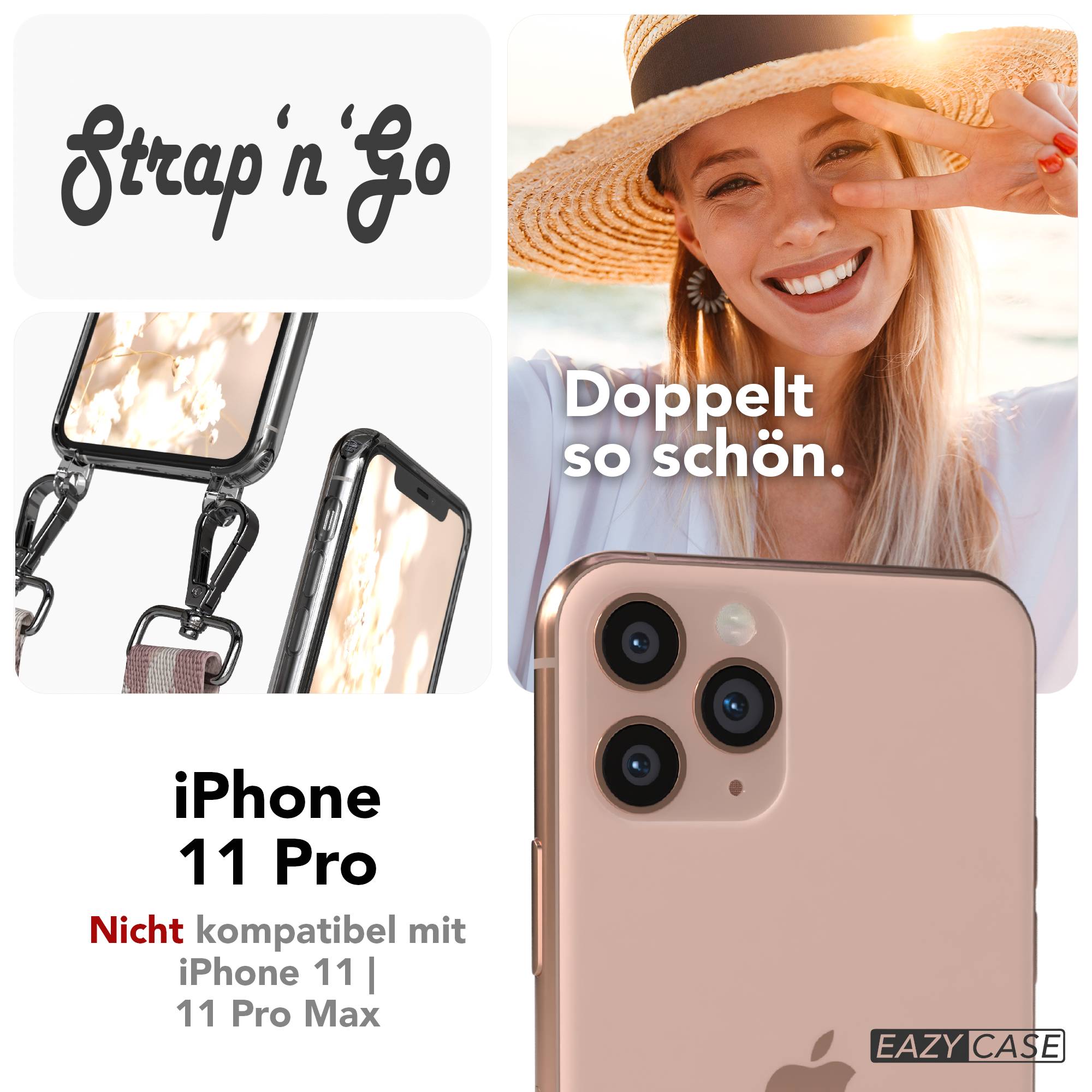 iPhone 11 Pro Handykette mit verstellbarem Boho Band EAZY CASE 