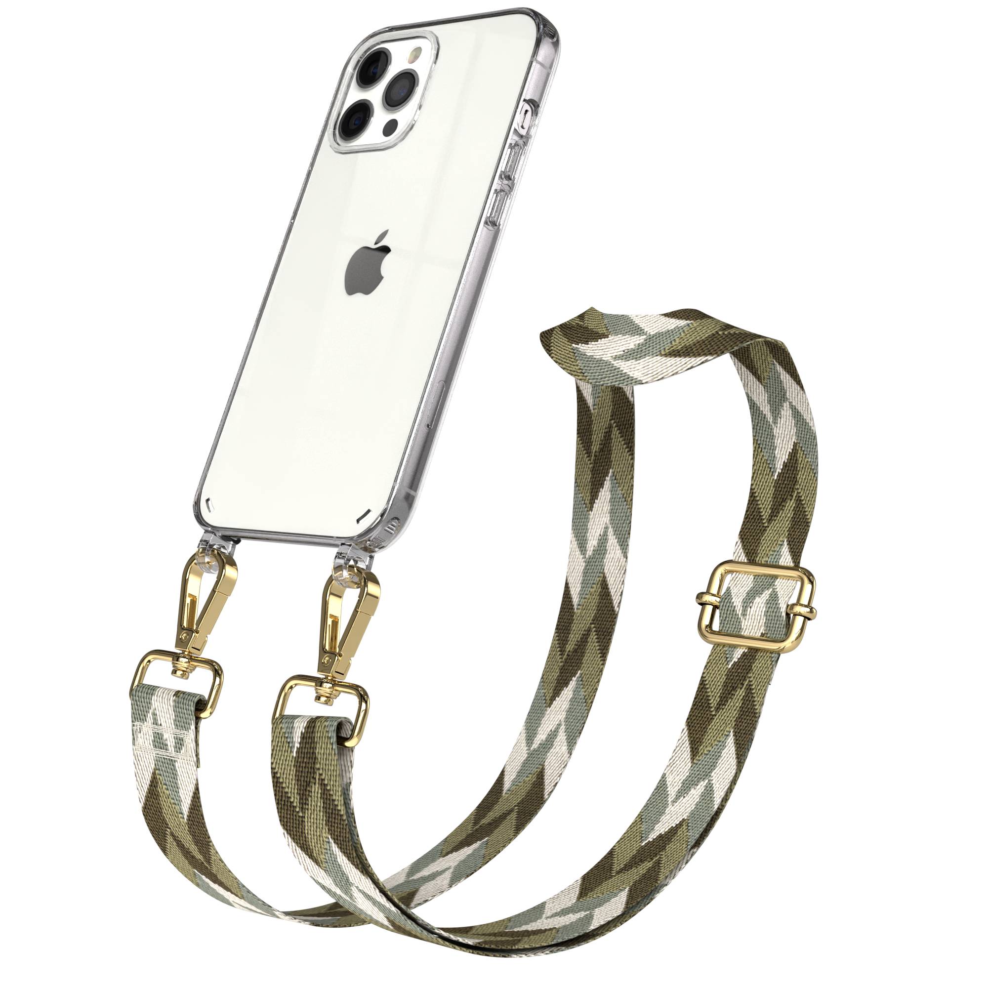 iPhone 12 Pro Max Handykette mit verstellbarem Boho Band von EAZY CASE 