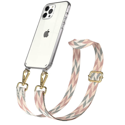 iPhone 12 Pro Max Handykette mit verstellbarem Boho Band von EAZY CASE 