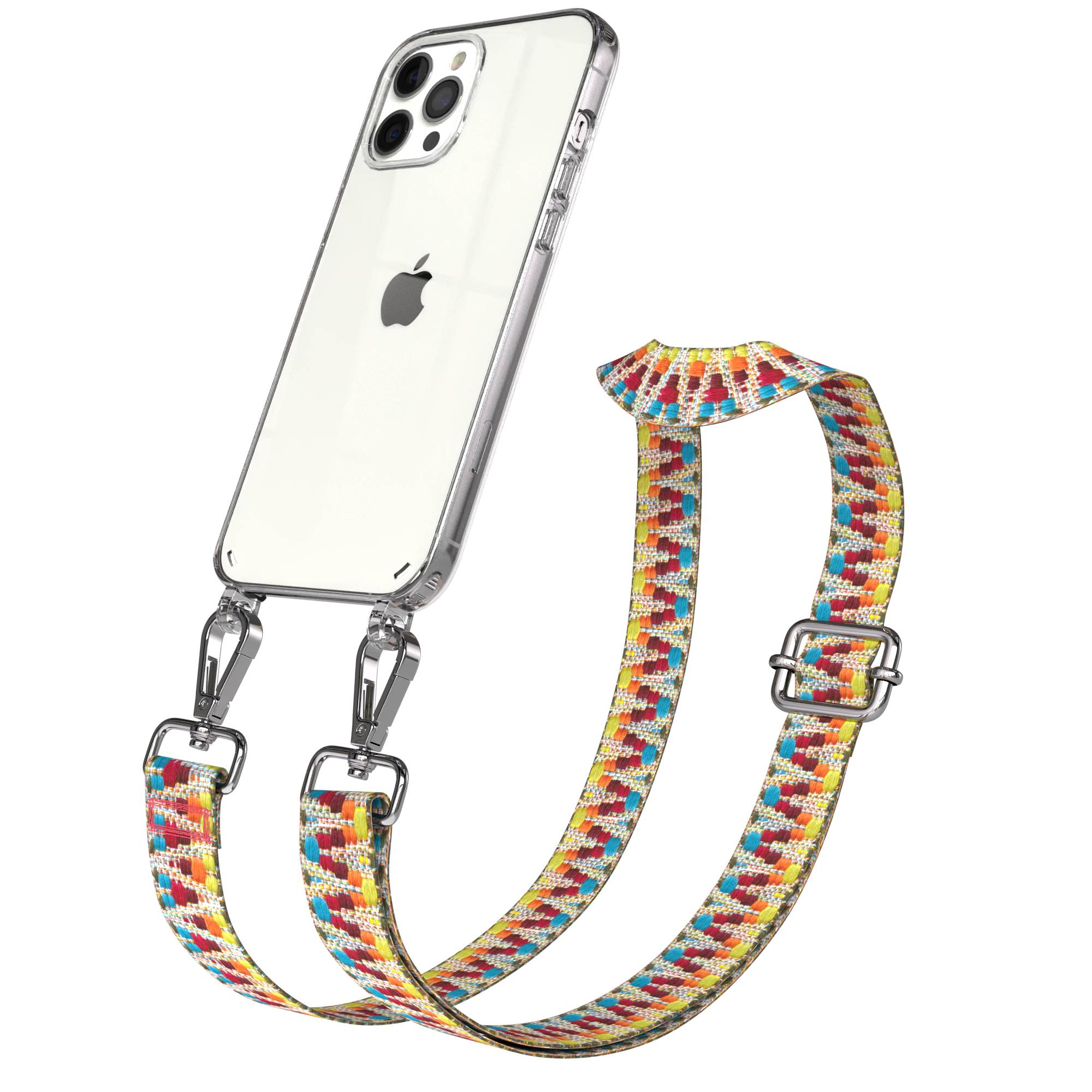 iPhone 12 Pro Max Handykette mit verstellbarem Boho Band von EAZY CASE 