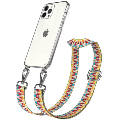 iPhone 12 Pro Max Handykette mit verstellbarem Boho Band von EAZY CASE 