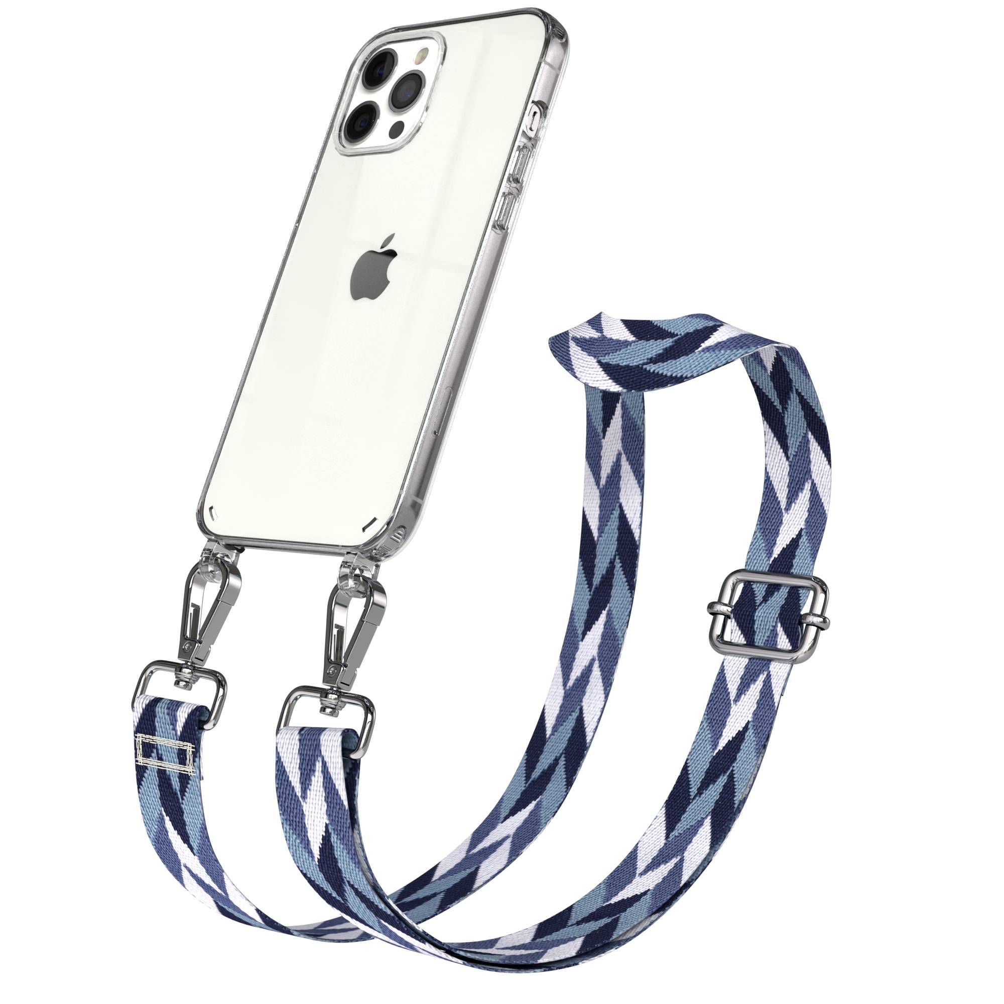 iPhone 12 Pro Max Handykette mit verstellbarem Boho Band von EAZY CASE 