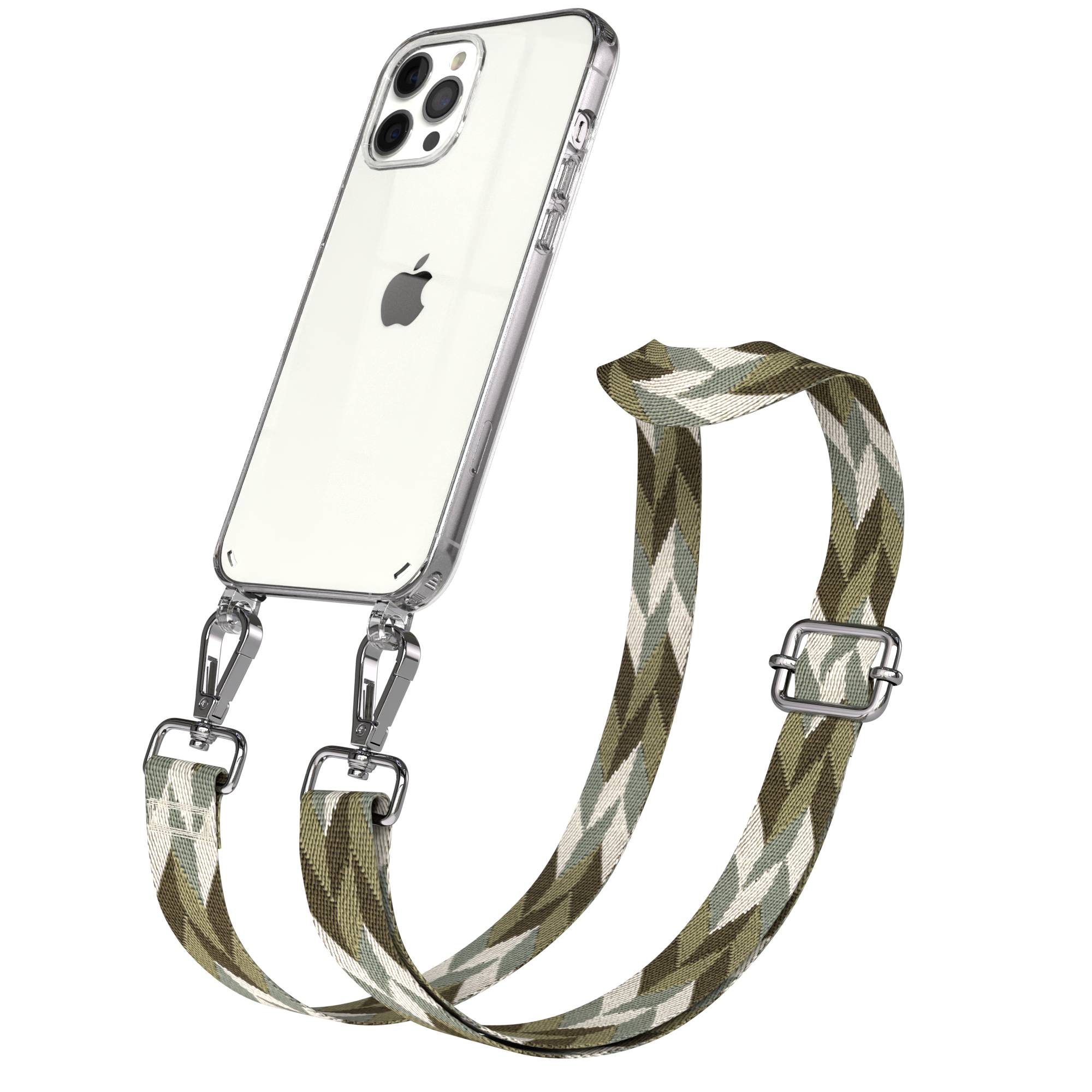 iPhone 12 Pro Max Handykette mit verstellbarem Boho Band von EAZY CASE 
