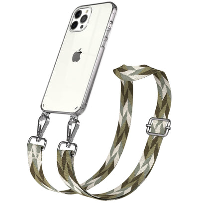 iPhone 12 Pro Max Handykette mit verstellbarem Boho Band von EAZY CASE 