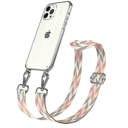 iPhone 12 Pro Max Handykette mit verstellbarem Boho Band von EAZY CASE 