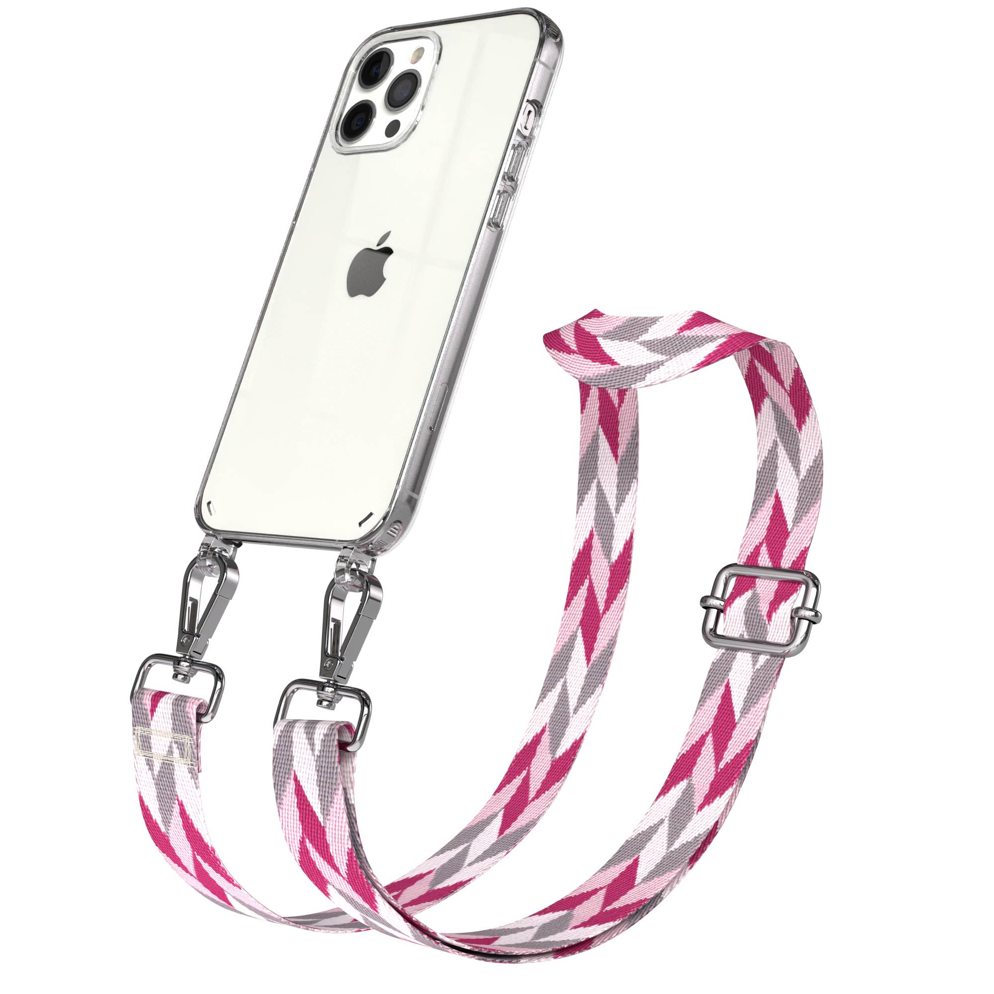 iPhone 12 Pro Max Handykette mit verstellbarem Boho Band von EAZY CASE 