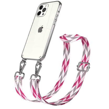 iPhone 12 Pro Max Handykette mit verstellbarem Boho Band von EAZY CASE 