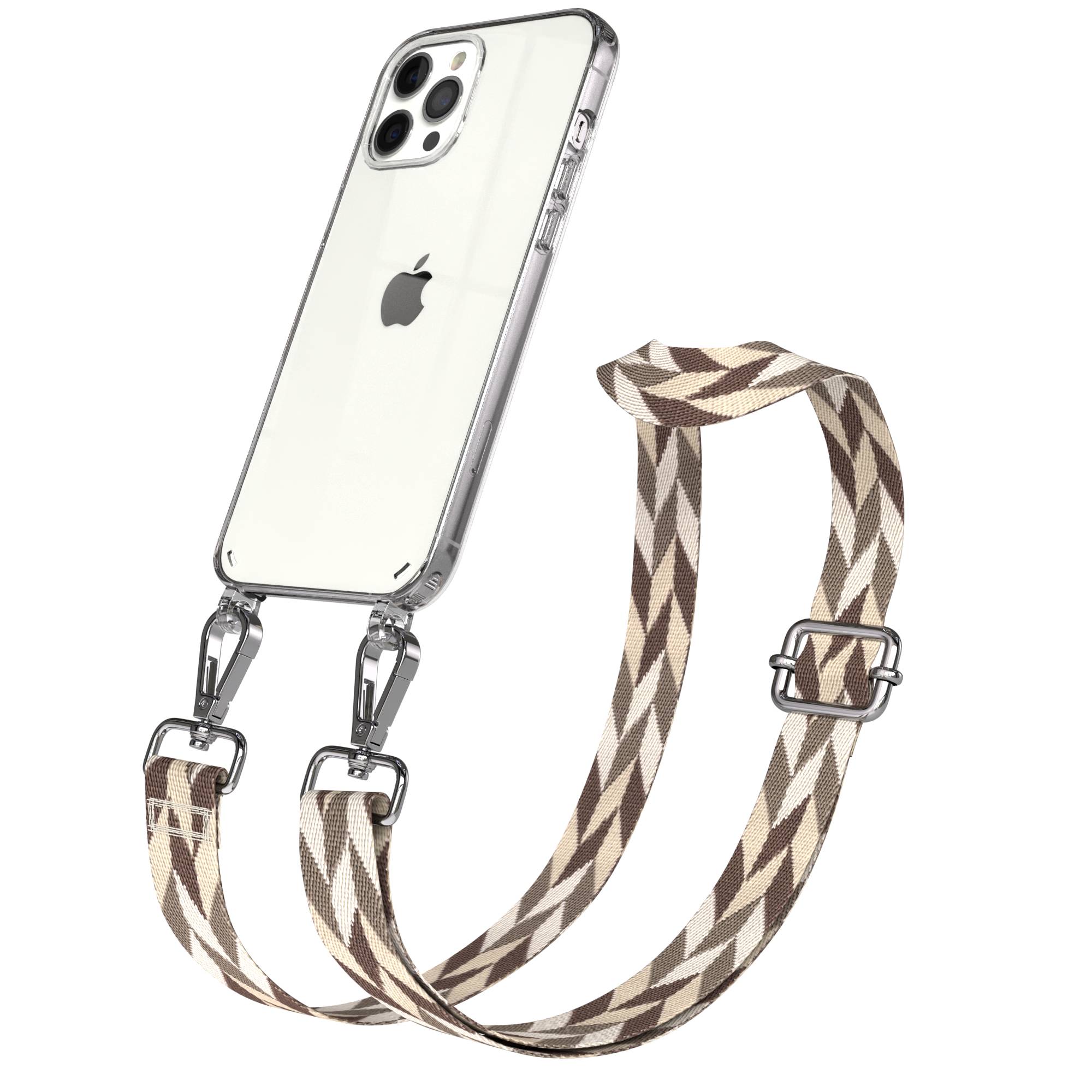 iPhone 12 Pro Max Handykette mit verstellbarem Boho Band von EAZY CASE 