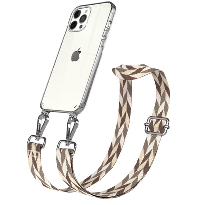 iPhone 12 Pro Max Handykette mit verstellbarem Boho Band von EAZY CASE 